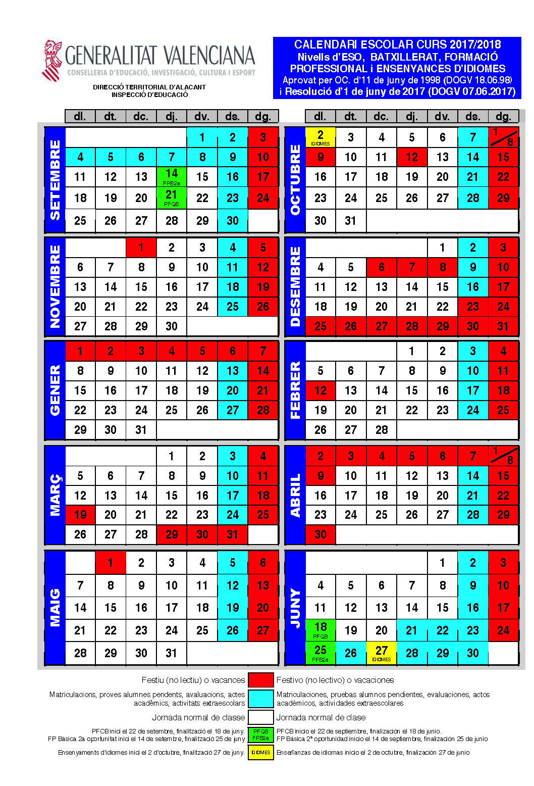 2017-2018 calendari escolar-eso